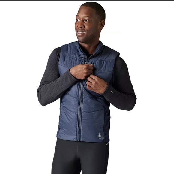 Smartwool Smartloft Vest Navy - Picture 1 of 9